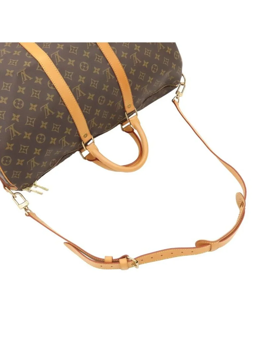 Louis Vuitton Keepall Bandouliere 50 Monogram Canvas 2-Way Shoulder Bag